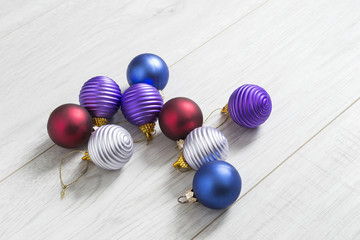 Poster - Colorful christmas balls