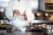 © Wavebreak Media - Chef putting finishing touch on dessert