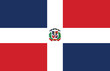 Dominican Republic flag.