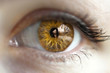© Alexandra Lande - women yellow eye color changed with lenses