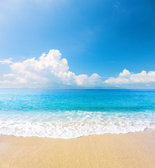 Wall Mural - beach and tropical sea