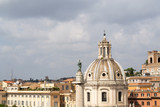 Fototapeta Miasto - Spectacular panorama of ancient Roman empire - currently Rome, Italy