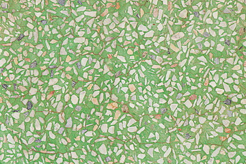 Poster - It is Green marble wall with pebble for pattern and background
