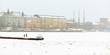Snowfall and blizzard in Helsinki