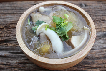 Canvas Print - Chinese soup or fish maw soup