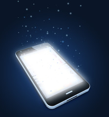 Wall Mural - smartphone illustration