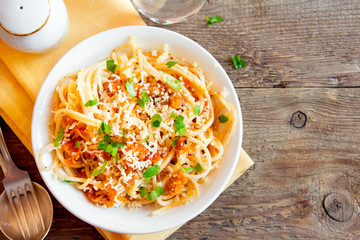 Canvas Print - Spaghetti bolognese