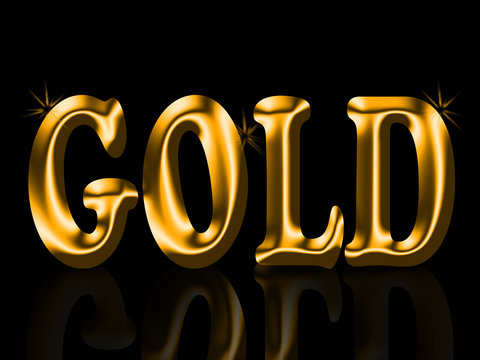 Gold Text