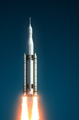 Wall Mural - space launch system takes off