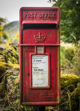 Vintage Rural British Post Box
