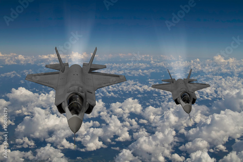 F-35 modern stealth fighter Poster Mural XXL