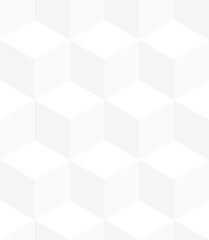 Leinwandbilder - Isometric cubes seamlessly repeatable pattern. 3D cubes backgrou