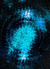 Aufkleber - Color Abstract background and glass effect,  And light circle structure.
