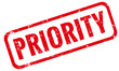 priority stamp red