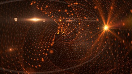 Wall Mural - space spiral animated abstract background