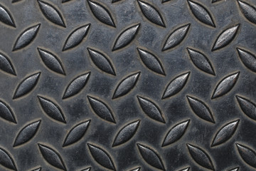 Poster - Black steel for pattern and background