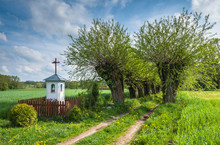 Chapel On The Way To The Village Mazovia Poland