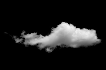 Wall Mural - clouds on black background
