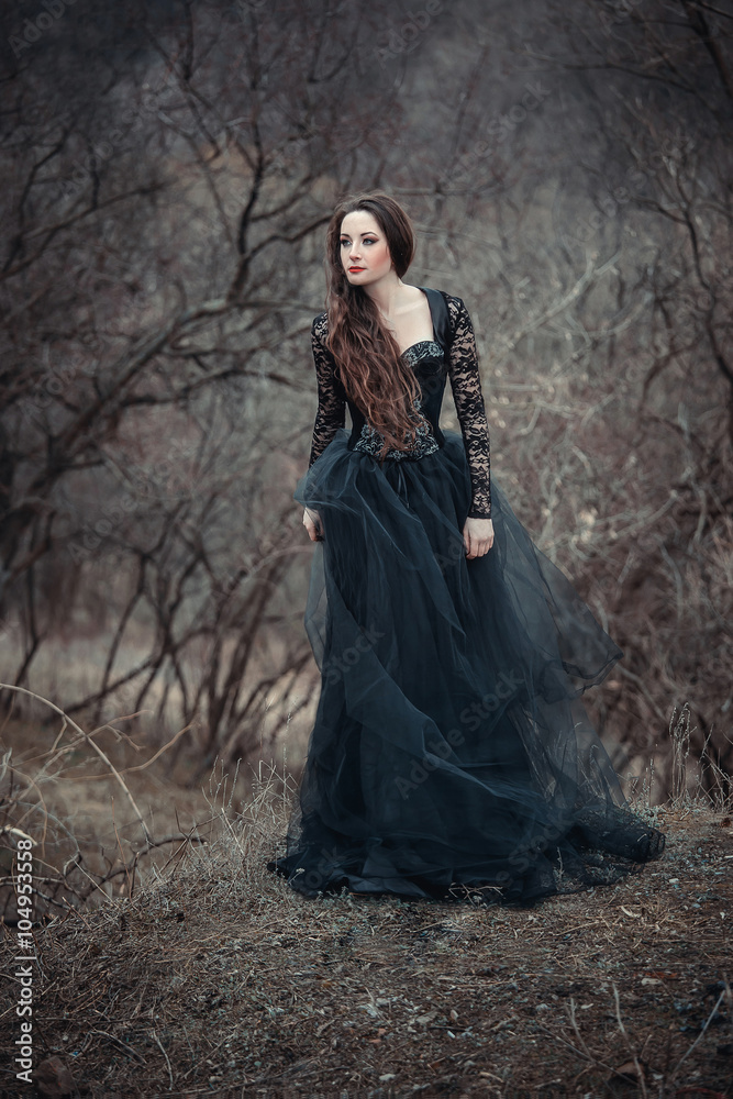 strapless open back dress Dark Princess – Johnnie Brocks