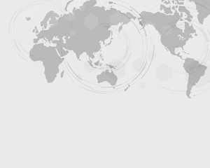 world map abstract image, vector illustration