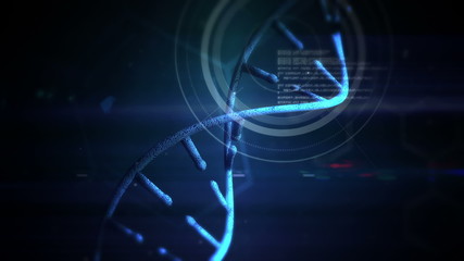 Aufkleber - Video of a DNA matrix 