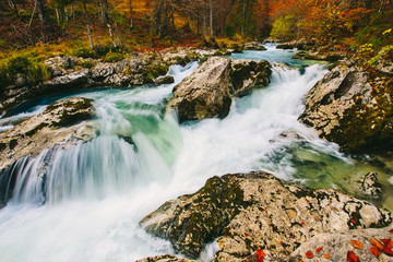 Wall Mural - Fantastic view of the canyon Mostnica