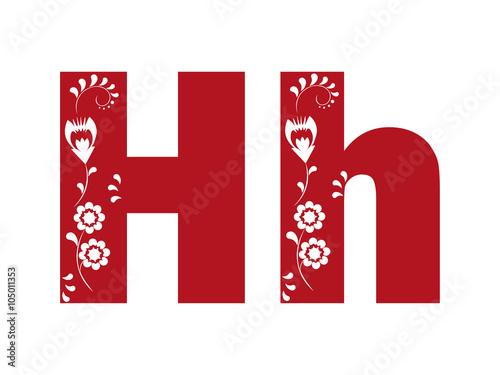 Litera H Wycinanka Buy This Stock Vector And Explore Similar Vectors At Adobe Stock Adobe Stock