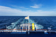 Cyprus flag on a ferry