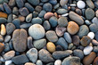 Colored sea pebbles background