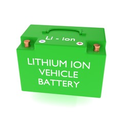 Lithium ion vehicle battery 