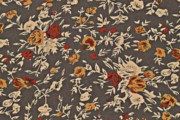 Poster - Design of canvas texture for pattern and background