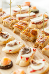 Canvas Print - catering food