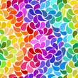 © Julia Pavlenko - Bright rainbow petals seamless background