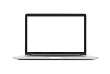 Isolated Laptop With Blank Space On White Background