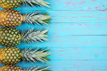 Wall Mural - Tropical fruit theme background