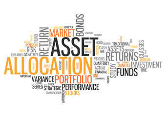 Sticker - Word Cloud Asset Allocation