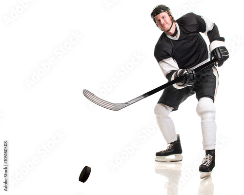 Fototapety Hokej  hokeista-na-lodzie