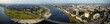 Düsseldorf Luftaufnahme Panorama