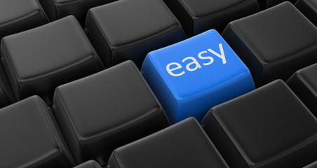 Fototapete - Easy key concept