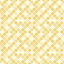 Seamless Pattern Made Of Beige Rhombuses With White Lining