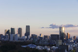 Fototapeta Miasto - 東京都市風景　青山　六本木　方面　東京タワー　高層ビル群　夕日