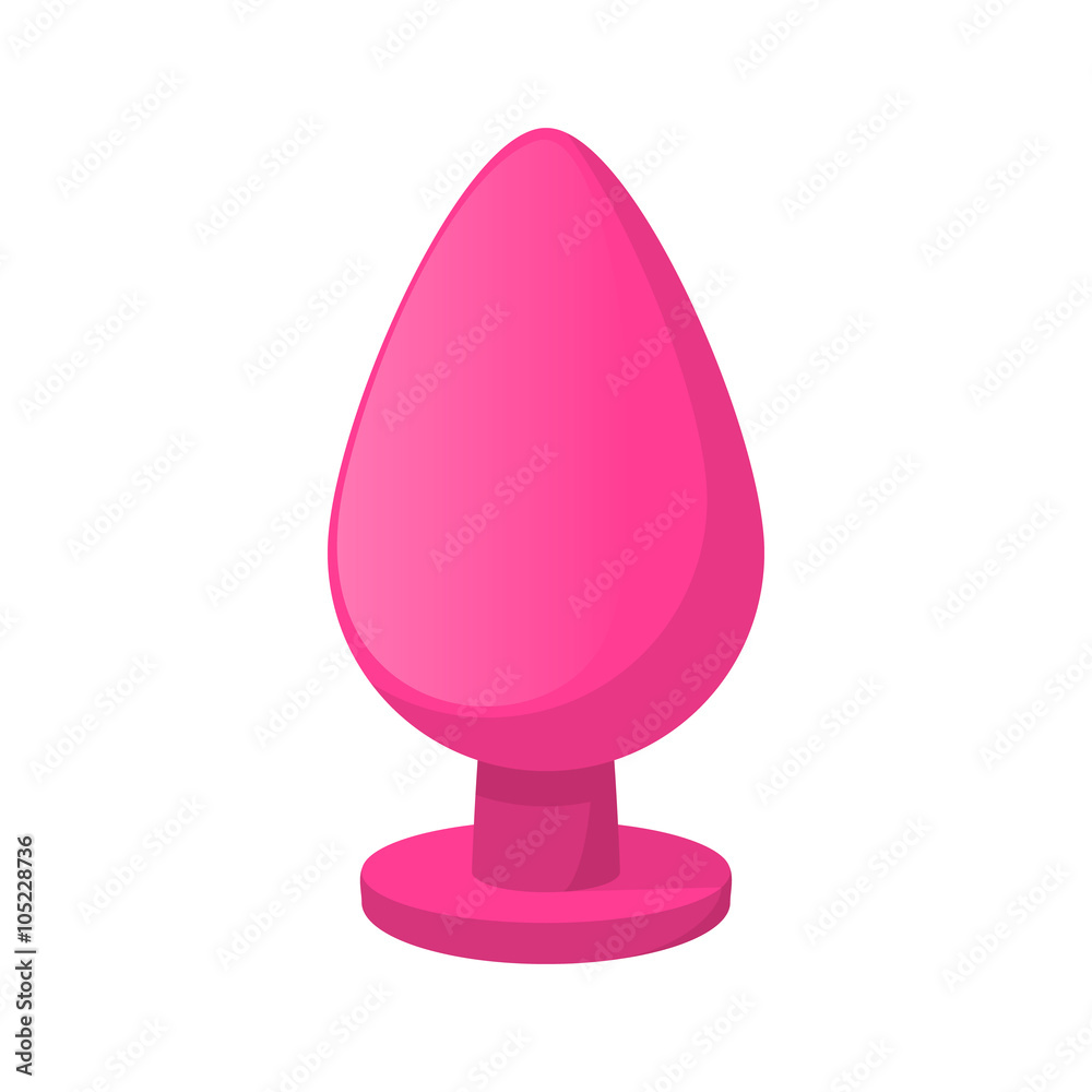 Butt plug icon, cartoon style Stock Vector | Adobe Stock