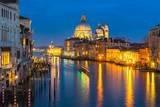 Fototapeta Miasto - Grand Canal and Basilica Santa Maria della Salute, Venice, Italy