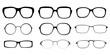 Set of spectacle frames