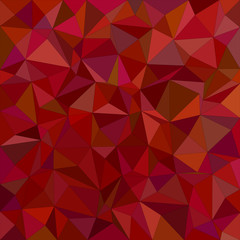 Poster - Maroon irregular triangle mosaic background design