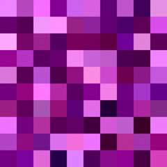 Poster - Purple color square mosaic vector background