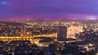 © Puravidaniel - Panorama evening view of the city Liege in belgium from montagne de beuren.