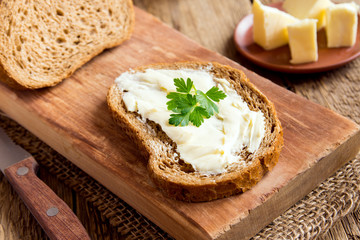 Wall Mural - Butter and bread