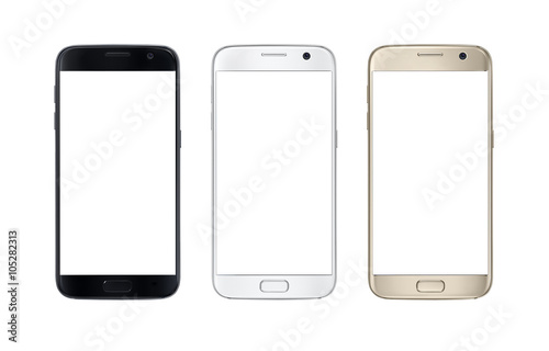 Fotomural Modern smart phone in three color