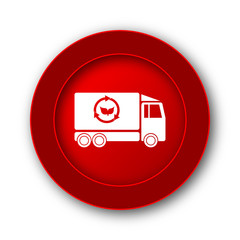 Sticker - Eco truck icon